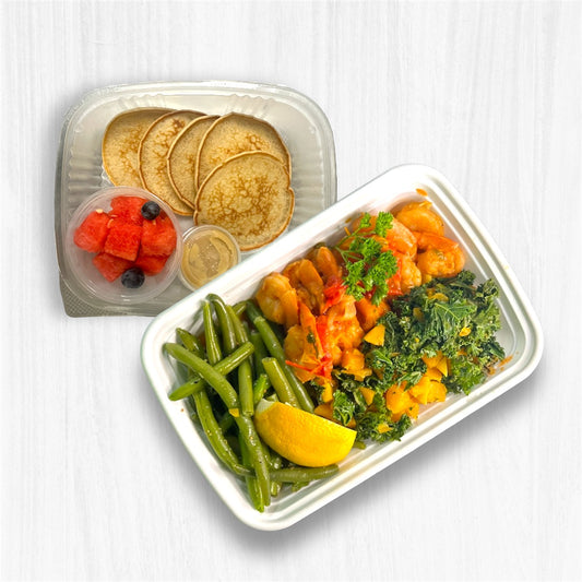 1 Meal NO Carb + 1 Breakfast Daily (1 week)