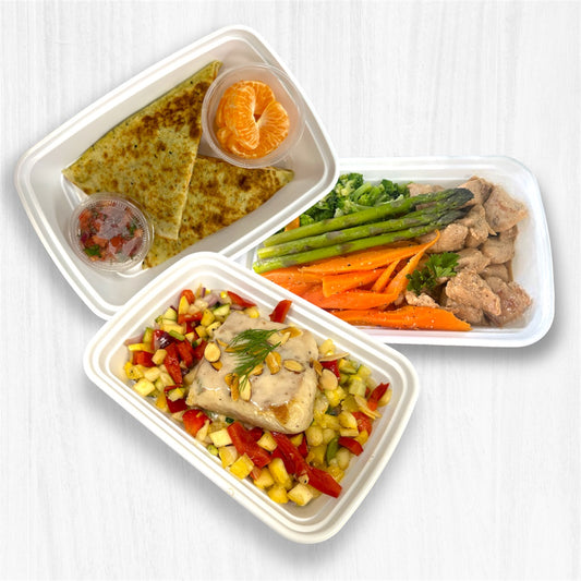 2 Meal NO Carb + 1 Breakfast Daily (1 week)