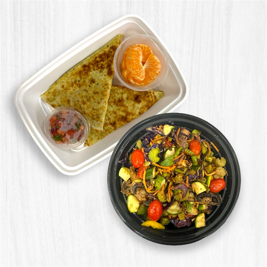 Veggie - 1 Breakfast + 1 Meal Daily (1 week)