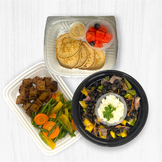 Veggie - 1 Breakfast + 2 Meals Daily (1 week)
